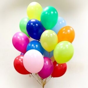 Воздушные шары на праздник «Фонтан ассорти» 15 шт