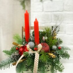 Подарки на новый год композиция в ящике